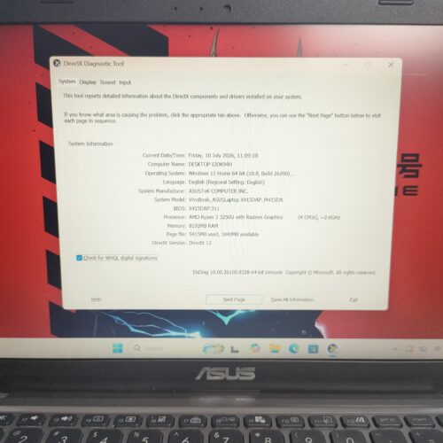 Asus X415DAP AMD Ryzen 3 3250U RAM 8/256 SSD